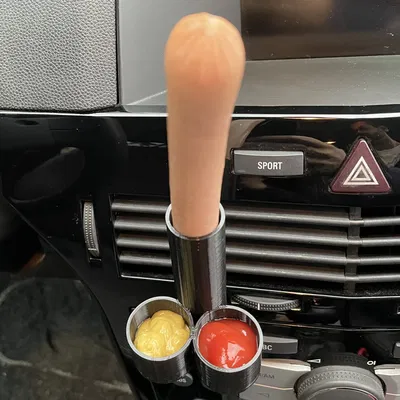 Giá đỡ xúc xích và sốt cho ô tô