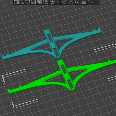 Giá đỡ kính mắt Modular với phần lưng mở rộng 155mm