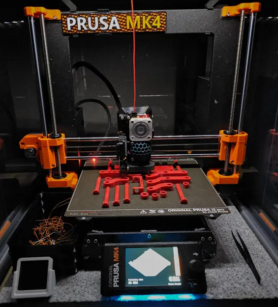 Bảng tên ID PRUSA MK4 đa sắc màu không có MMU - Image 1