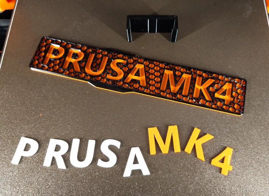 Bảng tên ID PRUSA MK4 đa sắc màu không có MMU - Image 3