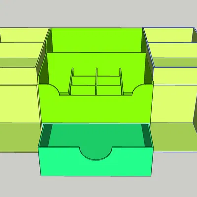 Tổ Chức Đồ Trang Điểm GT92 Với Ngăn Kéo