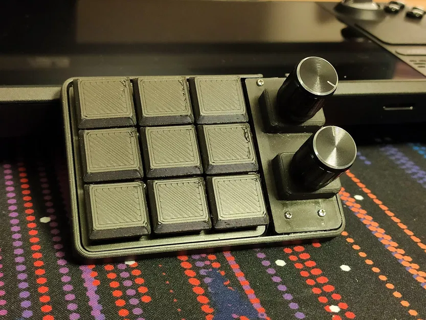 Bàn phím macro 3x3 với công tắc Kailh choc và encoder - Image 1