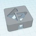 Nắp động cơ Prusa MINI với logo FandMSe - Thumbnail 1