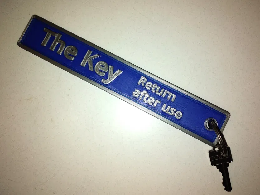 Thẻ chìa khóa lớn "The Key" cho chìa khóa không ai trả lại - Image 1