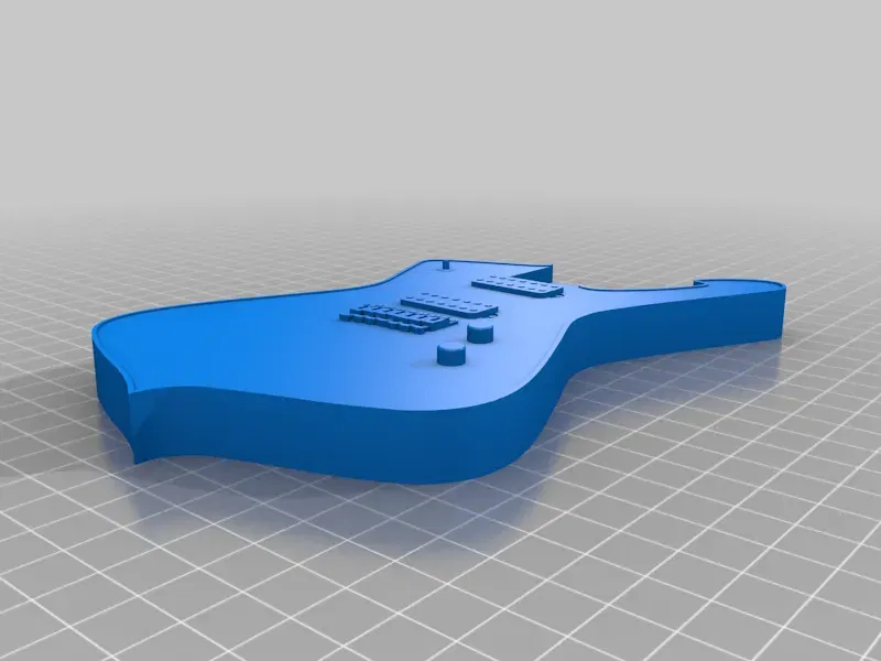 Mô hình guitar mini Ibanez Iceman 7 dây 35 cm - Image 4