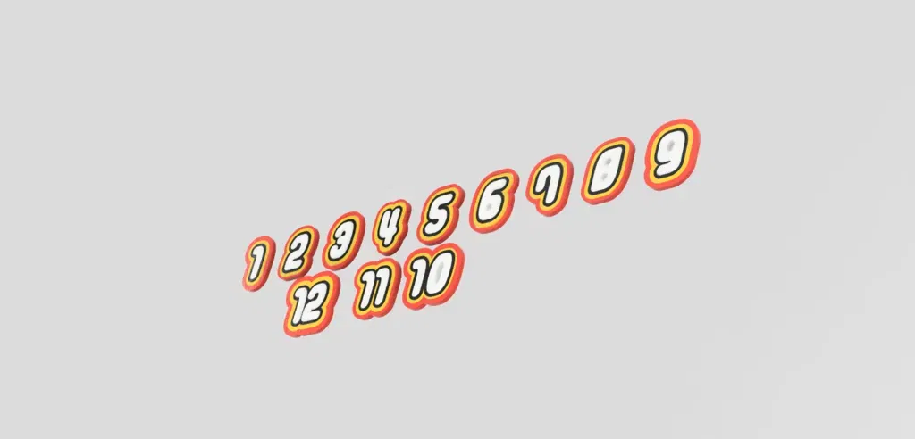 Đồng hồ Lego Technic lớn với số hiệu - Image 6