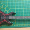 Mô hình guitar mini Bc Rich Warlock phong cách địa ngục - Thumbnail 1