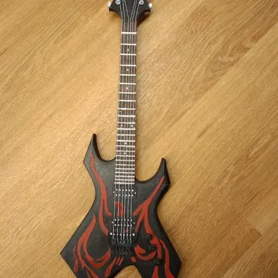 Mô hình guitar mini Bc Rich Warlock phong cách địa ngục