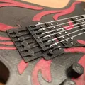 Mô hình guitar mini Bc Rich Warlock phong cách địa ngục - Thumbnail 6