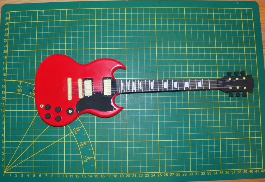 Mô hình guitar mini Gibson SG nổi tiếng - Image 1