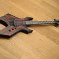 Mô hình guitar mini Bc Rich Warlock phong cách địa ngục - Thumbnail 9