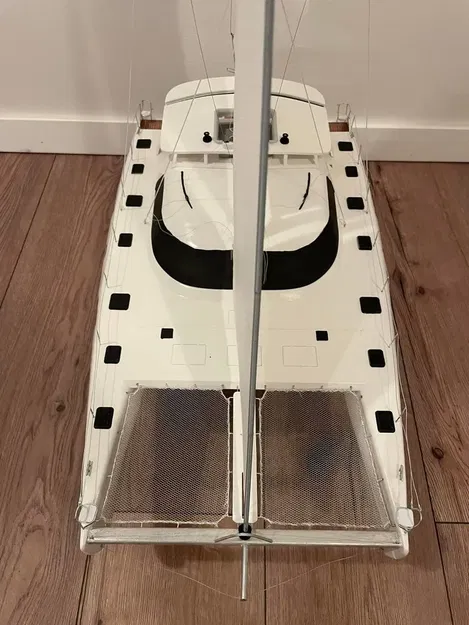 Mô hình thuyền buồm điều khiển từ xa catamaran Wave 58 "Sta Ana - Image 3
