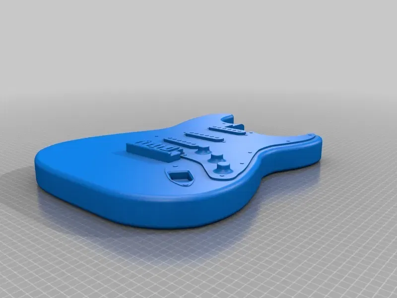 Mô hình guitar điện Fender Stratocaster mini 1:1 - Image 4