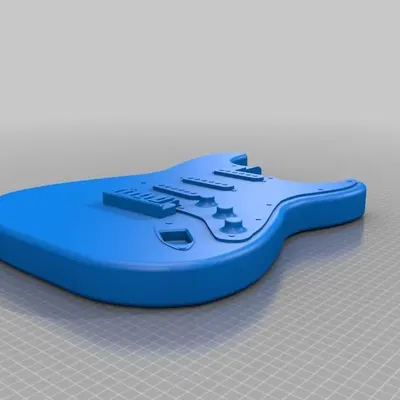 Mô hình guitar điện Fender Stratocaster mini 1:1