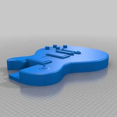 Mô hình guitar điện Gibson Les Paul tỷ lệ 1:1 cho in 3D