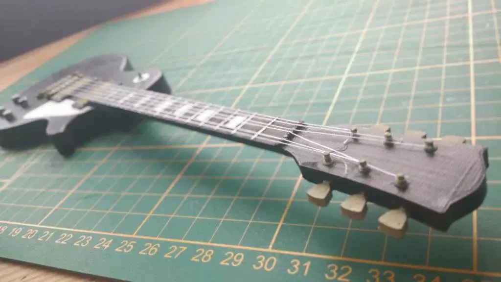 Mô hình guitar điện Gibson Les Paul tỷ lệ 1:1 cho in 3D - Image 5