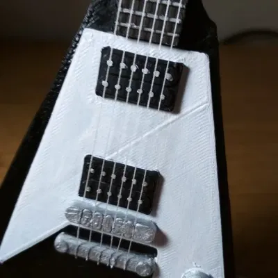 Mô hình guitar điện mini Gibson Flying V
