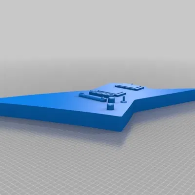 Mô hình đàn guitar điện ESP Explorer tỉ lệ 1:1