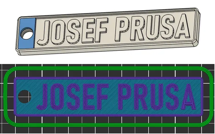 Thẻ chìa khóa theo phong cách biển số xe Đức - Image 1