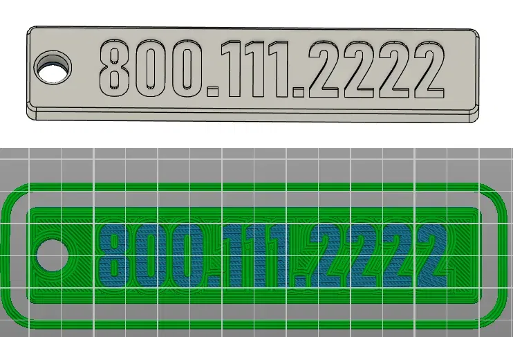 Thẻ chìa khóa theo phong cách biển số xe Đức - Image 2