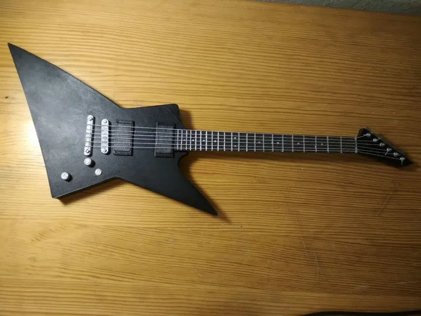 Mô hình đàn guitar điện ESP Explorer tỉ lệ 1:1 - Image 7