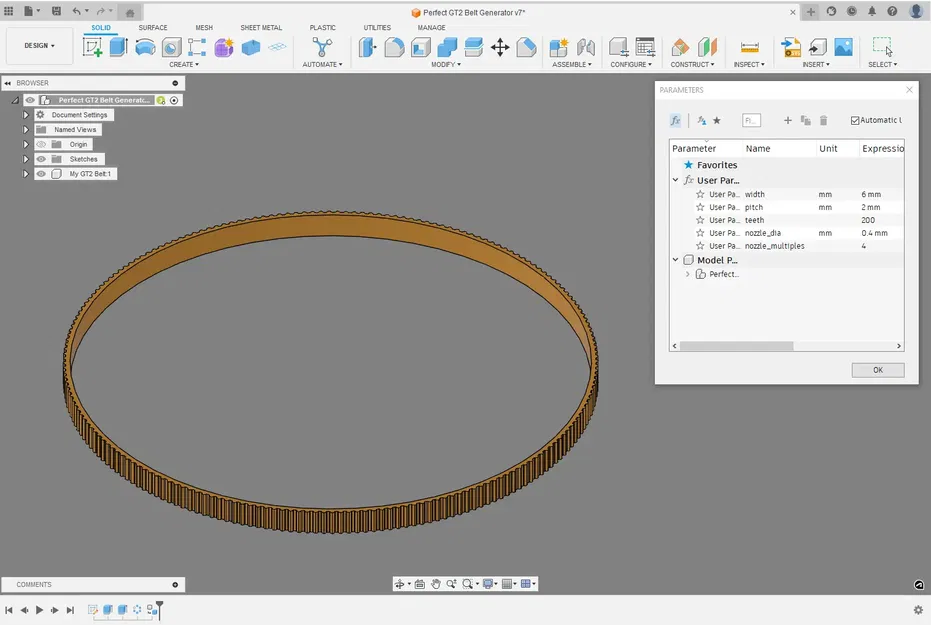 Máy phát đai GT2 tối ưu hóa cho Fusion 360 - Image 5