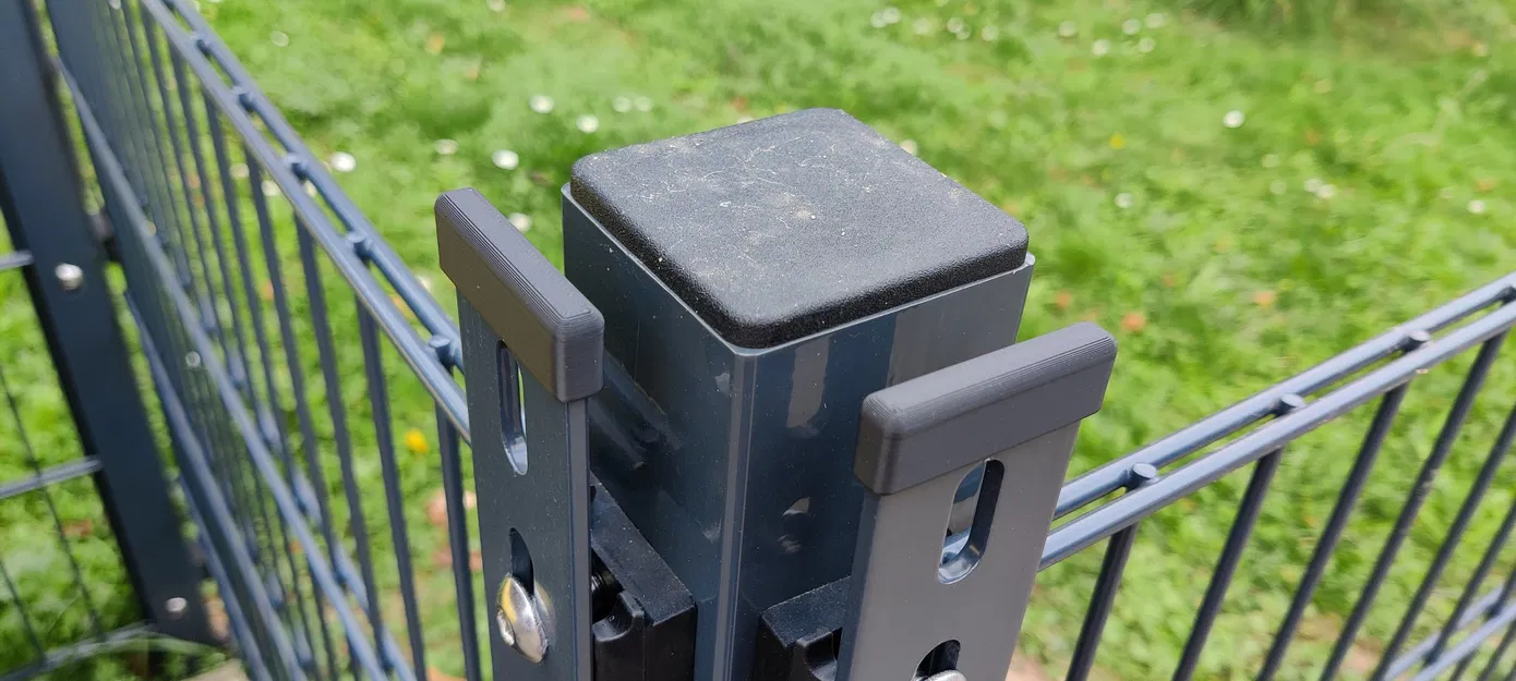 Nắp cuối cho thanh che trên hàng rào đôi - Image 1