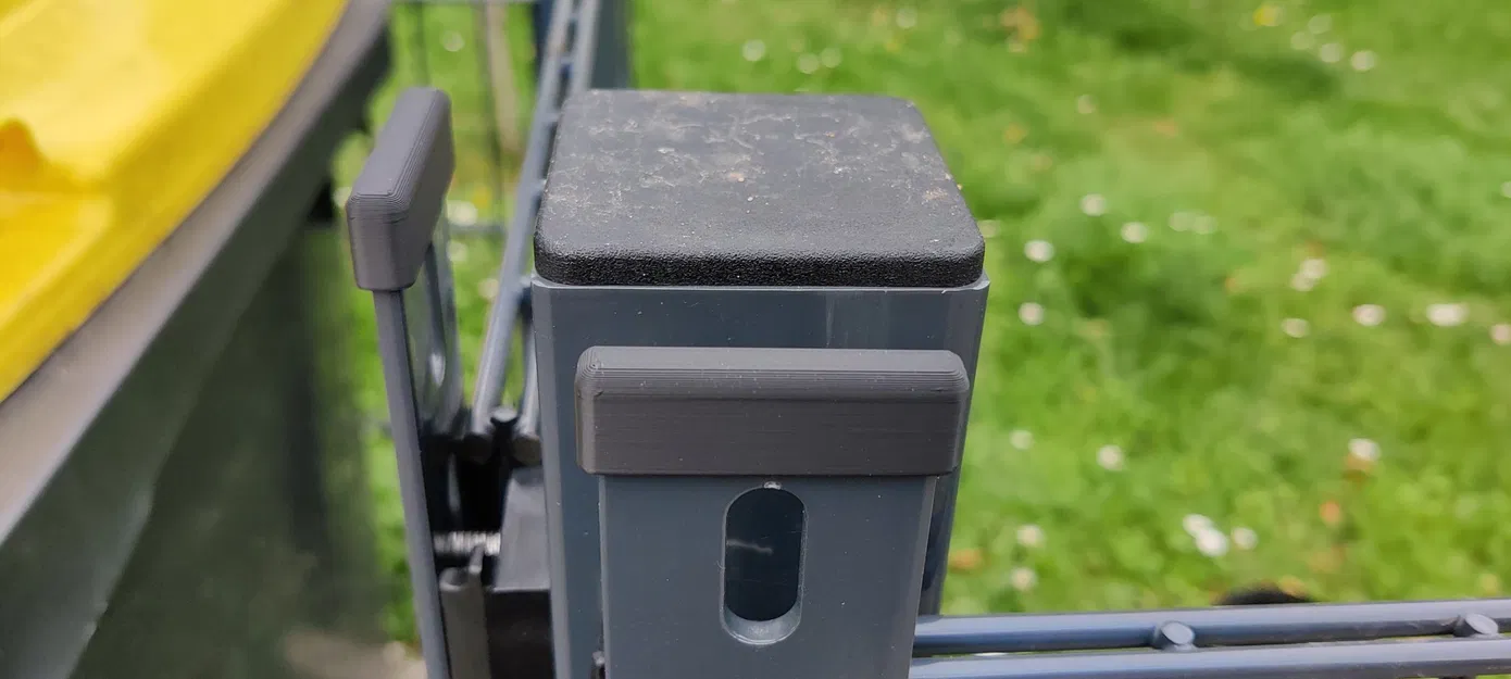 Nắp cuối cho thanh che trên hàng rào đôi - Image 2