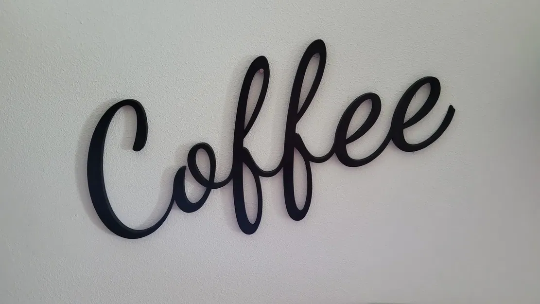Chữ trang trí "Coffee" cho nhà bếp - Image 1