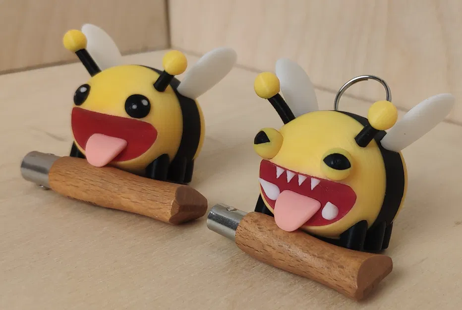 Con ong dễ thương treo trang trí Thicc bee split - Image 5