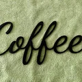 Chữ viết Coffee để trang trí tủ lạnh - Thumbnail 1