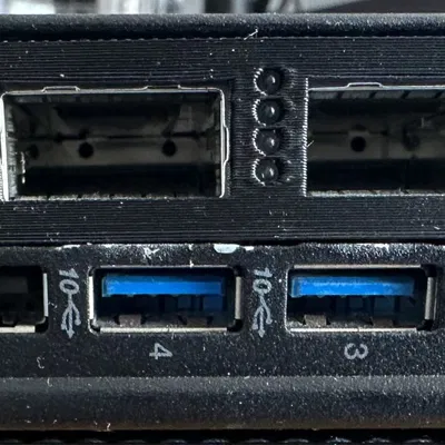 Bảng điều khiển sau cho card mạng Mellanox Connectx-3 Dual Infiniband