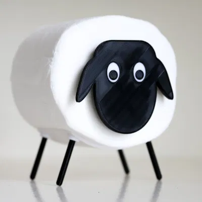 Cừu làm bằng giấy vệ sinh độc đáo từ Instructables