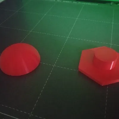 Mô hình nút bấm đơn giản với 2 phần