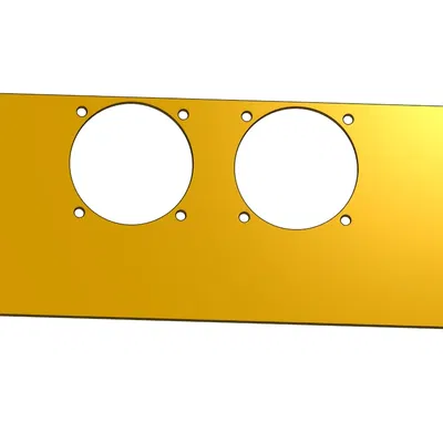 Bảng điện tử trên cùng cho RatRig V-Minion với 2 quạt