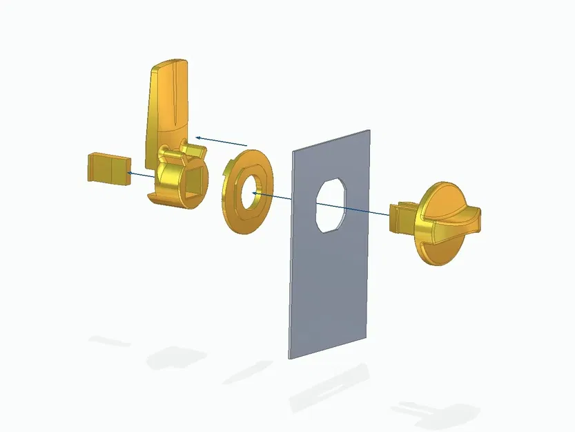 Thay thế thiết bị khóa cho cửa chặn phân phối nhiệt - Image 1