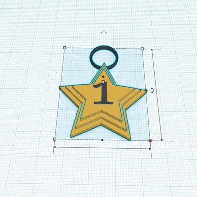 Móc khóa phong cách chiến thắng