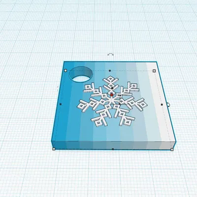 Móc khóa phong cách mùa đông và tuyết