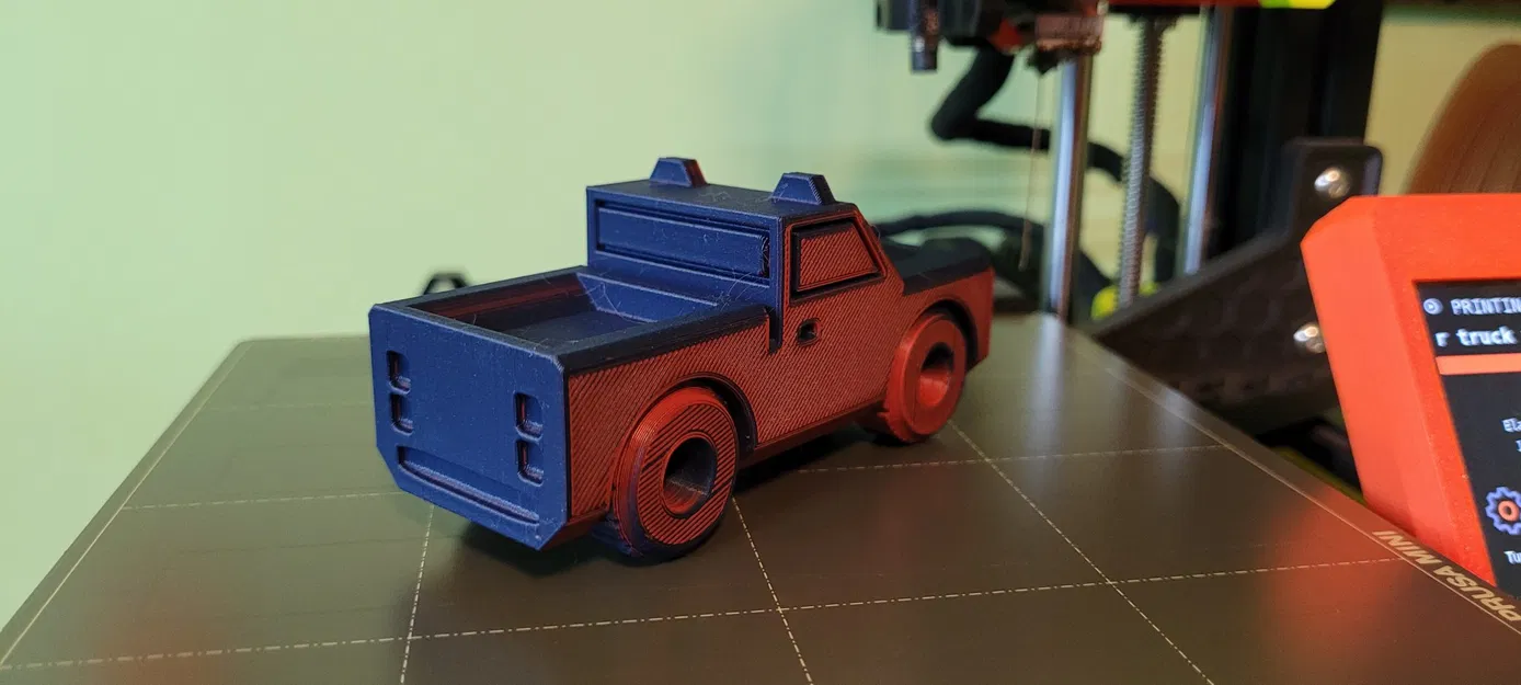 Xe tải đồ chơi in tại chỗ dễ in - Image 3