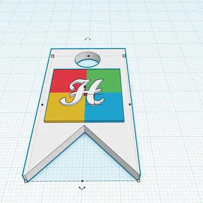 Móc khóa cờ trường Hogwarts trong Harry Potter