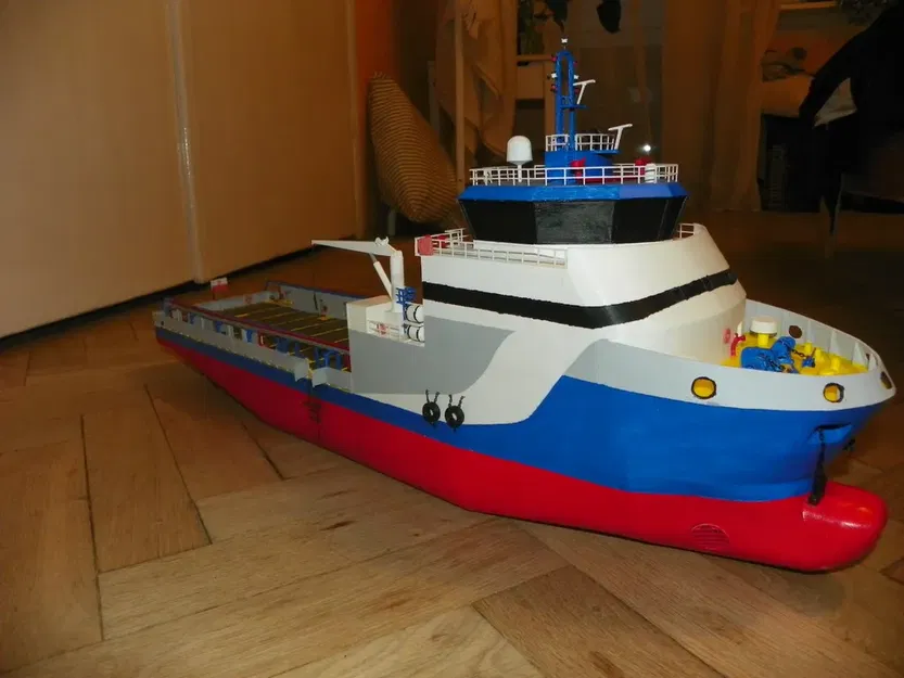 Mô hình tàu PSV Offshore Vessel tỉ lệ 1:100 - Image 1