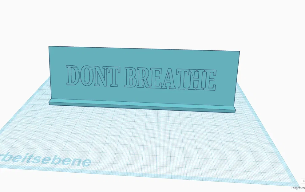 Mô hình nghệ thuật DONT BREATHE với thiết kế độc đáo - Image 1