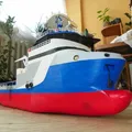 Mô hình tàu PSV Offshore Vessel tỉ lệ 1:100 - Thumbnail 5