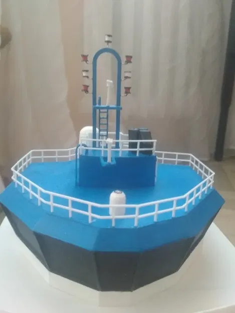 Mô hình tàu PSV Offshore Vessel tỉ lệ 1:100 - Image 29