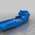 Mô hình tàu PSV Offshore Vessel tỉ lệ 1:100 - Thumbnail 41