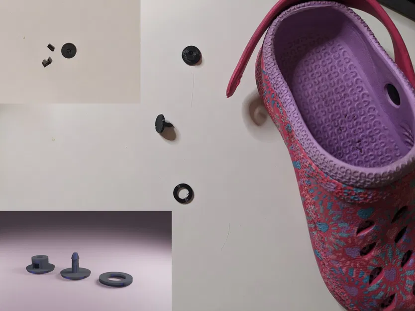 Đinh thay thế cho dép Crocs với thiết kế tùy chỉnh - Image 1