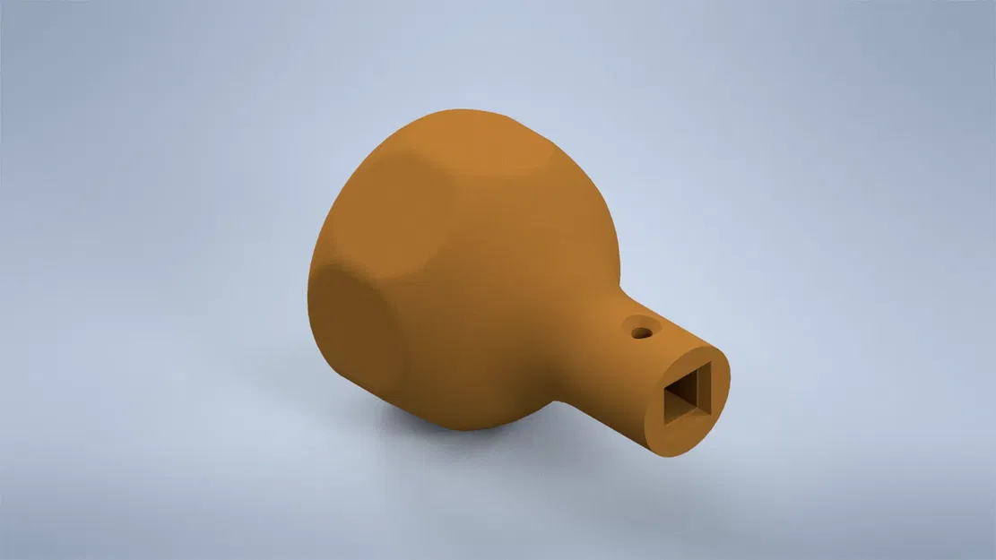 Tay nắm cửa hình cầu cho tay nắm 8x8mm với ren vít M4 - Image 1