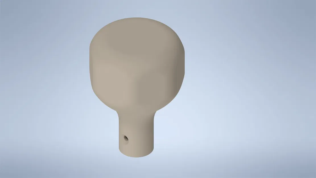 Tay nắm cửa hình cầu cho tay nắm 8x8mm với ren vít M4 - Image 2