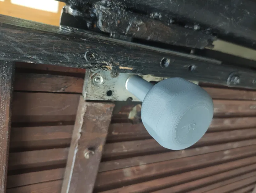 Tay nắm cửa hình cầu cho tay nắm 8x8mm với ren vít M4 - Image 4