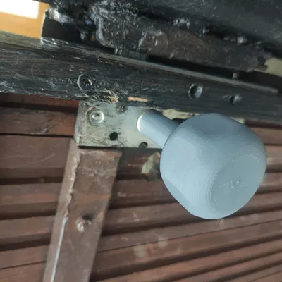 Tay nắm cửa hình cầu cho tay nắm 8x8mm với ren vít M4